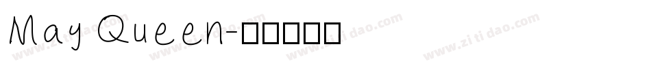 May Queen字体转换